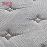 Matelas hybride moderne et minimaliste LOONGFUNG, emballé sous vide, avec mousse à ondes dynamiques et ressorts ensachés respirants, pour hôtel et maison