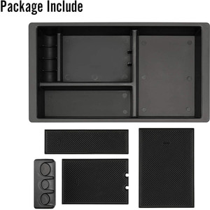 Reposabrazos <span class=keywords><strong>de</strong></span> almacenamiento secundario paleta caja coche centro <span class=keywords><strong>de</strong></span> la consola organizador para 14-18 Chevy - Product Image 2