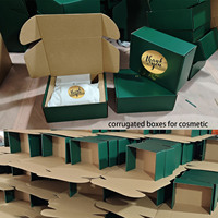 High Quality Custom Logo Cosmetics Skincare Clothes Dress Shipping Mailer Pink Box Luxury Corrugated Cardboard Paper Mailing Box