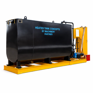 ถังเก็บบิทูเมนแบบมีระบบทำความร้อน ระบบทำความร้อนแอสฟัลต์อุตสาหกรรม อุปกรณ์ถังน้ำมันเชื้อเพลิงสำหรับงานก่อสร้างถนน - Product Image 4