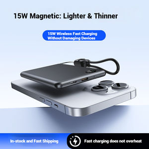 Nouvelle Batterie Externe Style Rapide 5000mAh PD 22.5W avec Câble, ou Batterie Externe Magnétique sans Fil 10000mAh 15W, Compatible <span class=keywords><strong>iPhone</strong></span> 16 15 - Product Image 5