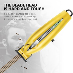 DALING-Recortador de pelo profesional, batería recargable por USB de alta capacidad, potente motor, indicador de carga LCD - Product Image 5