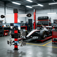 Équilibreuse de roues 3D la plus vendue, équipement automobile d'alignement quatre roues, vitesse d'équilibrage 220 tr/min, poids max. des roues 60 kg, numérique