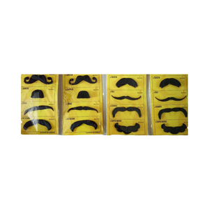 Déguisement de fête d'halloween, pas cher, élégant, noir en peluche, <span class=keywords><strong>moustache</strong></span> drôle, HPC-2828 - Product Image 2