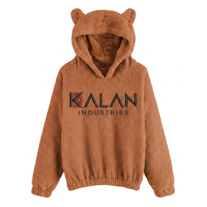 Sudadera con Capucha Deportiva para Mujer KFHW07, Elegante, Suave y Cálida, 100% Algodón Felpa, Cómoda, Ecológica, Moda de Invierno - Product Image 4