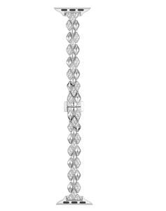 Correas de Reloj Inteligente para Mujer con Pedrería Brillante, Transpirables, de 38 mm y 42 mm, Compatibles con <span class=keywords><strong>Apple</strong></span> <span class=keywords><strong>Watch</strong></span> Series 7 y 5, de Acero Inoxidable - Product Image 3