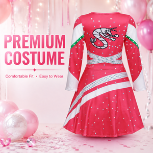 Uniforme de <span class=keywords><strong>Animadora</strong></span> de la Escuela Secundaria <span class=keywords><strong>Zombie</strong></span> 3 para Niños, Disfraz de Halloween, Falda de Poliéster - Product Image 1
