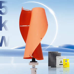 เครื่องกำเนิดไฟฟ้าพลังงานลมแบบตั้ง RX-SV5000 กำลังไฟฟ้าขาออก AC 3kw 5kw ใบพัดไฟเบอร์กลาส IP54 เส้นผ่านศูนย์กลางใบพัด 0.8 เมตร เปิด/ปิด RX-SV5000 กังหันลม 5kw - Product Image 1