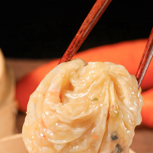 Shaomai <span class=keywords><strong>Shumai</strong></span> surgelé fait main à la fine feuille de riz collant aux crevettes, vente en gros pour la réapprovisionnement des supermarchés et des magasins de proximité - Product Image 2