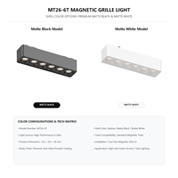 DGLUX Luminaire Linéaire Magnétique Moderne pour Hôtels, Salons, Bureaux, Magasins, Showrooms – Éclairage d'Accent Plafonnier