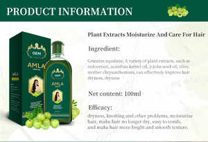 Vendita calda olio di <span class=keywords><strong>Amla</strong></span> indiano biologico prosperare prodotti per la riparazione dei <span class=keywords><strong>capelli</strong></span> olio di uva spina idratante per la cura dei <span class=keywords><strong>capelli</strong></span> - Product Image 6