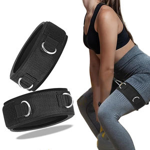 Bandes élastiques d'exercice pour les machines de câble de résistance de force de jambe avec la manchette de <span class=keywords><strong>cuisse</strong></span> de cercle - Product Image 1