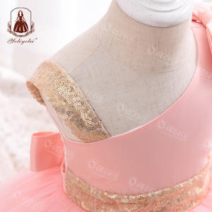 Yoliyolei女婴礼服<span class=keywords><strong>2</strong></span>-12年婚礼圣诞舞会鲜花女孩派对儿童礼服礼服 - Product Image 3