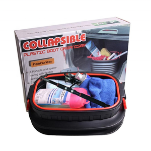 Boîte de rangement pliable en plastique, <span class=keywords><strong>poubelle</strong></span> pliable automatique de 18L 37L 60L <span class=keywords><strong>coffre</strong></span> de voiture boîte de rangement pliable - Product Image 5