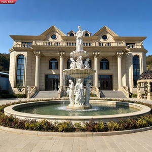 YOUFINE <strong>Large</strong> White Marble Fountain Hand Carved Figure <strong>Water</strong> <strong>Feature</strong> <strong>for</strong> Mansion <strong>Garden</strong> and Driveway Decoration - Product Image 6