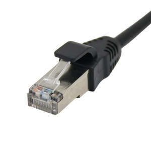 Câble d'extension réseau Rj45 Cat5e avec trous de fixation par vis pour une connexion sécurisée, fil de cuivre moulé par injection - Product Image 1