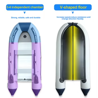 Bateau de sauvetage gonflable pliable MSA bateau gonflable super durable au sol avec moteur