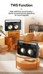 Modorwy mejor venta portátil Woofer vieja escuela estilo Retro estéreo envolvente voz grande tarjeta TF actividades al aire libre reproductores de Audio - Product Image 5