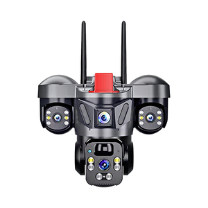 Cámara de Seguridad Inalámbrica para Exteriores, Impermeable, 9MP, Triple Lente, PTZ, con Reflector, IP66, CCTV, Cámara IP de Red, Tarjeta <span class=keywords><strong>SIM</strong></span> 4G - Product Image 3