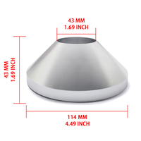 Outil de centrage de changement de pneu manuel en aluminium en gros d'usine équilibreur de roue cône de maintien pour ouverture de moyeu 4.4"