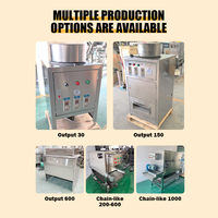 Machine à peler l'ail automatique pour usage commercial, rendement de 30 kg par heure, éplucheur en acier inoxydable pour restaurant