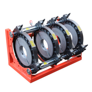 เครื่องเชื่อมท่อ HDPE กึ่งอัตโนมัติแบบไฮดรอลิก ขนาด 160-355 มม. พร้อมตัวหนีบอะลูมิเนียมหล่อขึ้นรูปในตัว - Product Image 2