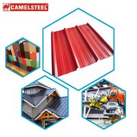 Tôle de toiture en acier prélaqué Colorbond, profil trapézoïdal ondulé, revêtement couleur, profil en boîte, plaque de toiture IBR, prix de gros