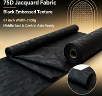Tissu Jacquard Gaufré Noir Mat à Motif Losanges pour la Reconstruction de Vêtements de Sport d'Extérieur – Spécial Reconditionnement
