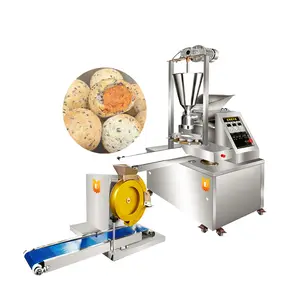 Máquina de moldeo de tipo comercial industrial para repostería baozi Momo, máquina de relleno baozi