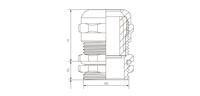Presse-étoupes en laiton nickelé à plusieurs trous IP68 pour câbles basse tension M32/M40/M50, haute durabilité, usage industriel, CE ROHS