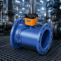 Compteur de chaleur ultrasonique de précision DN15-DN400 IP68 pour systèmes de chauffage centralisé industriels, compteur d'énergie intelligent sans fil BTU