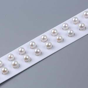 Wholesale DIY Jewelry Set Natural 8-8.5mm Freshwater White Pearls <b>Loose</b> <b>Beads</b> with Strong Light Perfect Particles for Matching - Product Image 5