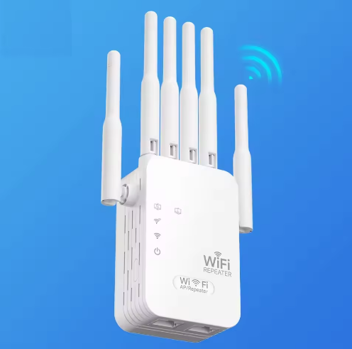 6 Antenna 1200Mbps WiFi Signal Booster Supported Outdoor Home CPE Extender Support Router Repeater and AP Mode