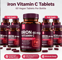 Tablet Besi dan Vitamin C Grosir OEM untuk Mendukung Anemia dan Kesehatan Imunitas Tersedia dalam Stok