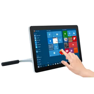 Beyaz siyah 11.6 inç kapasitif endüstriyel Win 10 os tablet pc linux RS232 dokunmatik monitör akıllı ev kontrolü için