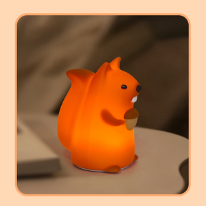 Veilleuse de lit pour enfants en silicone, petite lumière, lampe de table pour bébé, lumière lunaire LED, interrupteur de commande, rechargeable par USB, intensité réglable - Product Image 4