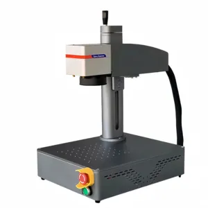20 Wát Mini sợi Laser đánh dấu máy là thích hợp cho các doanh nghiệp nhỏ thép không gỉ sản phẩm kim Loại đánh dấu hoặc đồ trang sức đánh dấu
