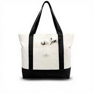 Bolsa de Compras de Nailon Reciclado con Logotipo Personalizado, Marca Personalizada, Asa de Cuerda con Serigrafía, para Uso Diario, Cuatro Estaciones - Product Image 1