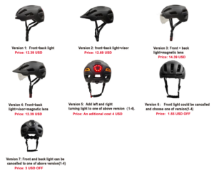 <span class=keywords><strong>Casque</strong></span> de vélo à haut débit d'air certifié CE avec visière <span class=keywords><strong>pour</strong></span> les déplacements urbains et la randonnée en montagne, design durable et ajusté - Product Image 4