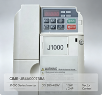 CIMR-JB4A0007BBA J1000 AC Drive Compact Variable Frequency Drive HD2.2KW/ND3.0KW 3Phase 400V VFD IP20 Konveyor Kipas Pompa Kecil