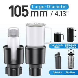 Portavasos Expandible para Coche, Organizador de Bebidas, Fácil Instalación, Universal, Base Ajustable Integral, Grande - Product Image 2