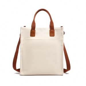 Bolso Bandolera de Lona con Logotipo de Alta Gama para Mujer, Diseño Inspirado en Ins, Bolso de Compras Tipo Mochila DIY, Nuevo Lanzamiento - Product Image 1