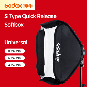 Boîte à lumière portable Godox SFUV 40x40 <span class=keywords><strong>60x60</strong></span> 80x80cm avec support de type S et sac de transport pour flash de photographie - Product Image 3