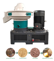 Presse à briquettes automatique haute performance pour paille d'alfalfa et de blé, 1100 kg/h, moteur diesel/essence/électrique, personnalisable pour la production de granulés