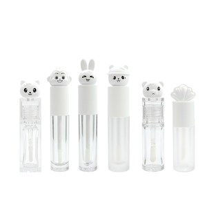 4ml 5ml <span class=keywords><strong>Tube</strong></span> de brillant à lèvres vide en forme d'animal carré et rond Lapin <span class=keywords><strong>Kitty</strong></span> Forme Petg Contenants de brillant à lèvres de maquillage en plastique - Product Image 6