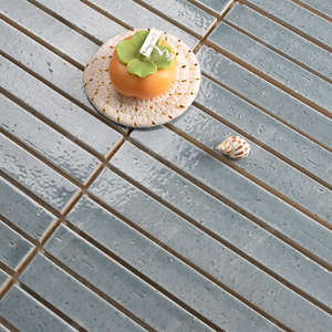 Trung Quốc Nhà sản xuất 29x240 cổ chia gạch gạch tường gốm hiện đại tàu điện ngầm khảm với lưới cho phòng tắm nhà bếp nhà hàng - Product Image 4