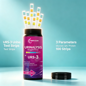 Bandelettes de test <span class=keywords><strong>urinaire</strong></span> URS-3 de haute qualité pour l'analyse de la glycémie, des protéines urinaires et des infections urinaires (3 paramètres) - Product Image 3
