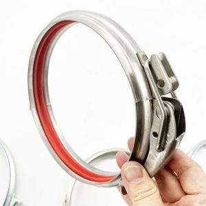 T Bolt Stainless Steel Galvanized Steel Carbon Steel High Pressure Heavy Duty Pipe Connection <b>Hose</b> <b>Clamp</b> for Inch Metric Systems - Product Image 1
