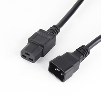 Cordon d'extension DC vers IEC C20/C21 femelle de haute qualité pour PDU/UPS, prix usine de gros, pour usage industriel approuvé IP35