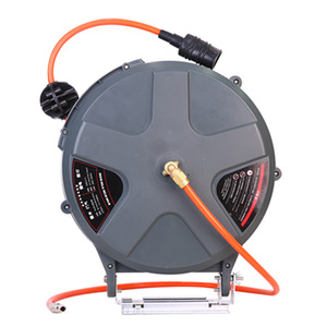 Enrouleur de tuyau flexible rétractable automatique en maille PU avec lampe intégrée - Product Image 5